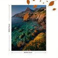 thumbnail image 3 of Milazzo Cape Spring Sunrise Canvas Wall Art, Mediterranean Seascape Print, Home Office Decor, 3 of 8