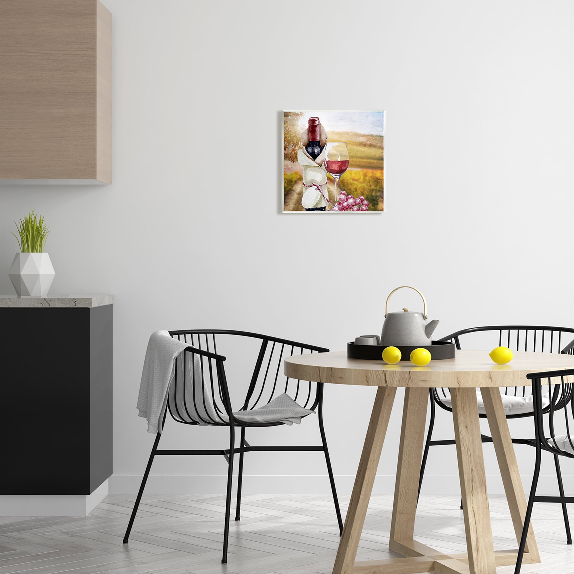 Stupell Industries Wine Bottle Scenery Food & Beverage Painting Unframed Art Print Wall Art, 12 x 12