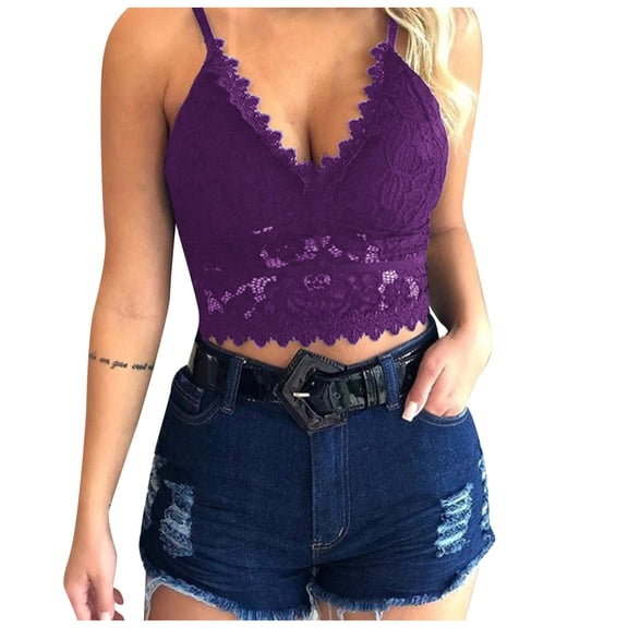 Womens Tops Lingerie With Garter Belts Bra Wirefree Comfort Yoga Bra Slim Fit Camisole Basic Tank Tops for Women
