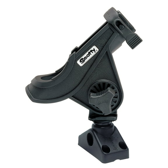 Scotty Baitcast/Spin Rod Holder Black Nylon with 241 Side/Deck Mount