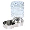 thumbnail image 3 of Acier Inoxydable Pet Waterer Chien Chat Fontaine à Eau Bol - 1 Gallons Capacité, 3 of 3