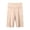 Beige, variant on WAYUTE Womens Shorts Solid Color Lightweight Knee Length Layer Breathable Soft Underwear Bottoms Stretchy for Summer Daily Wear