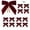 Wine, variant on Hwkond Christmas Decorations Outdoor 12pc Christmas Decorations 5.5cm Mini Small Christmas Tree Hanging Ornaments,Orange on Clearance