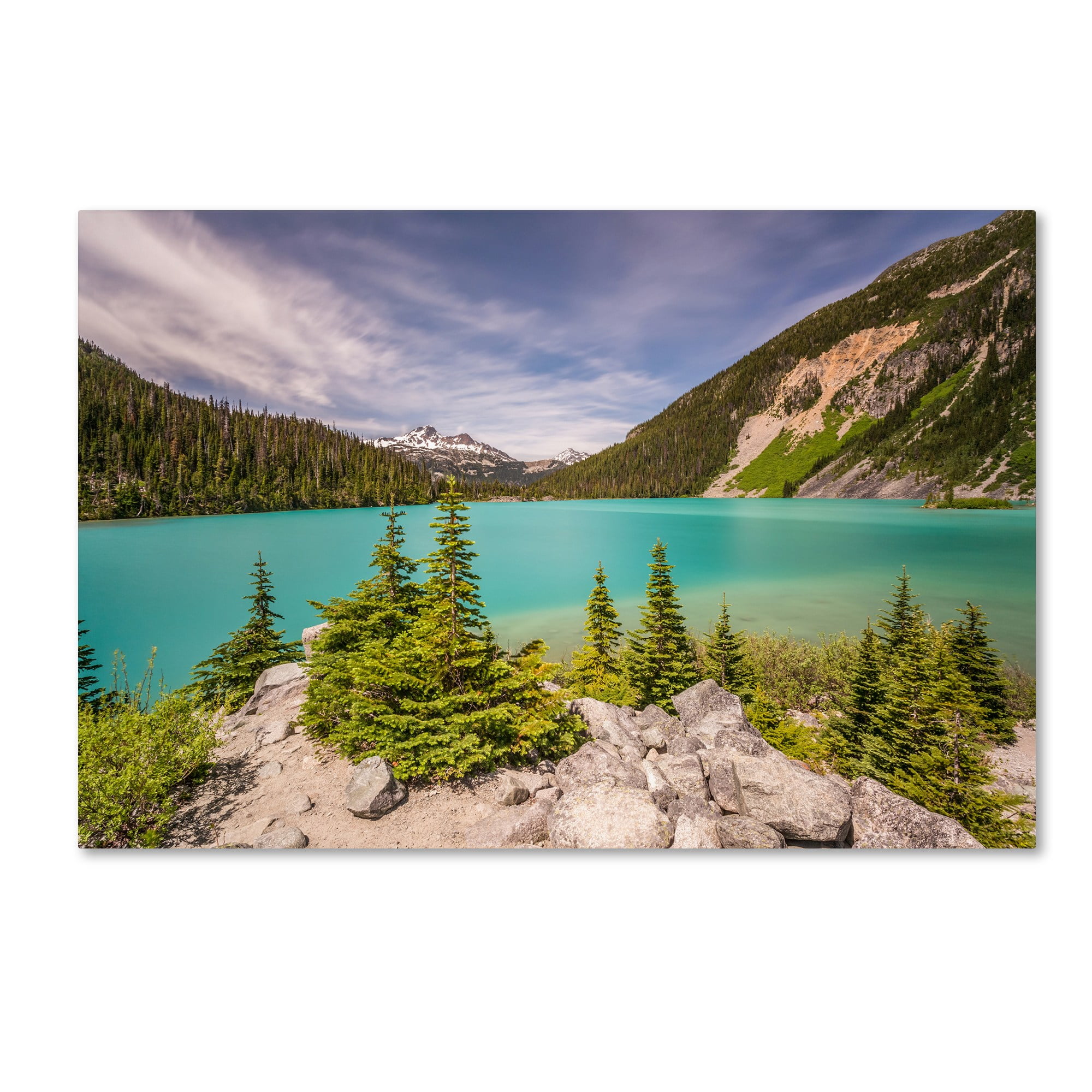 Trademark Fine Art 'Upper Joffre Lake' Canvas Art by Pierre Leclerc