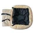 thumbnail image 4 of Car Seat Dog Bed for Road Trips Indoor Pet Cushion Removable Cover Comfortable Pad For Small Breeds Travel Essential, 4 of 8