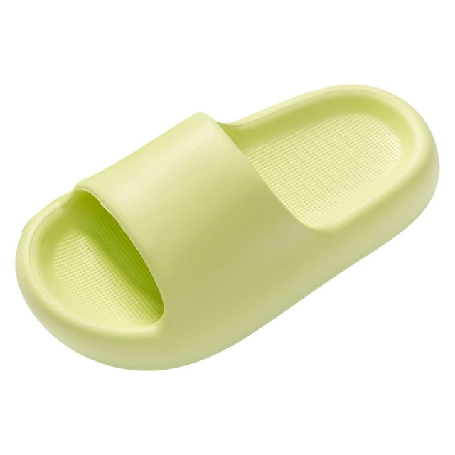 Kcodviy Chaussures pour Enfants Confortables Douces Chaudes et à Semelle Fourre-Tout Pantoufles de Maison Capables Pantoufles Duveteuses avec Sangle Pantoufles de Plage d'Extérieur