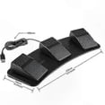 thumbnail image 2 of Programmable USB Triple Foot Pedal Controller for Gaming and Multimedia Applications, 2 of 5