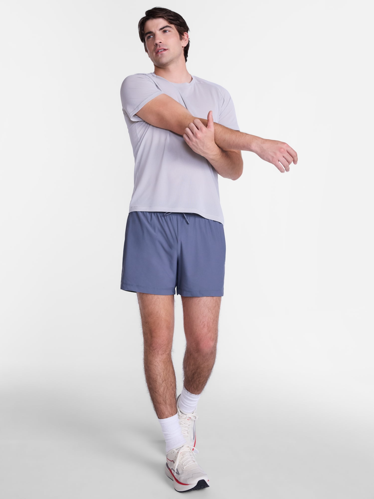 Avia Men's and Big Men's Performance Textured Shorts, 5'' Inseam, Sizes XS-5XB