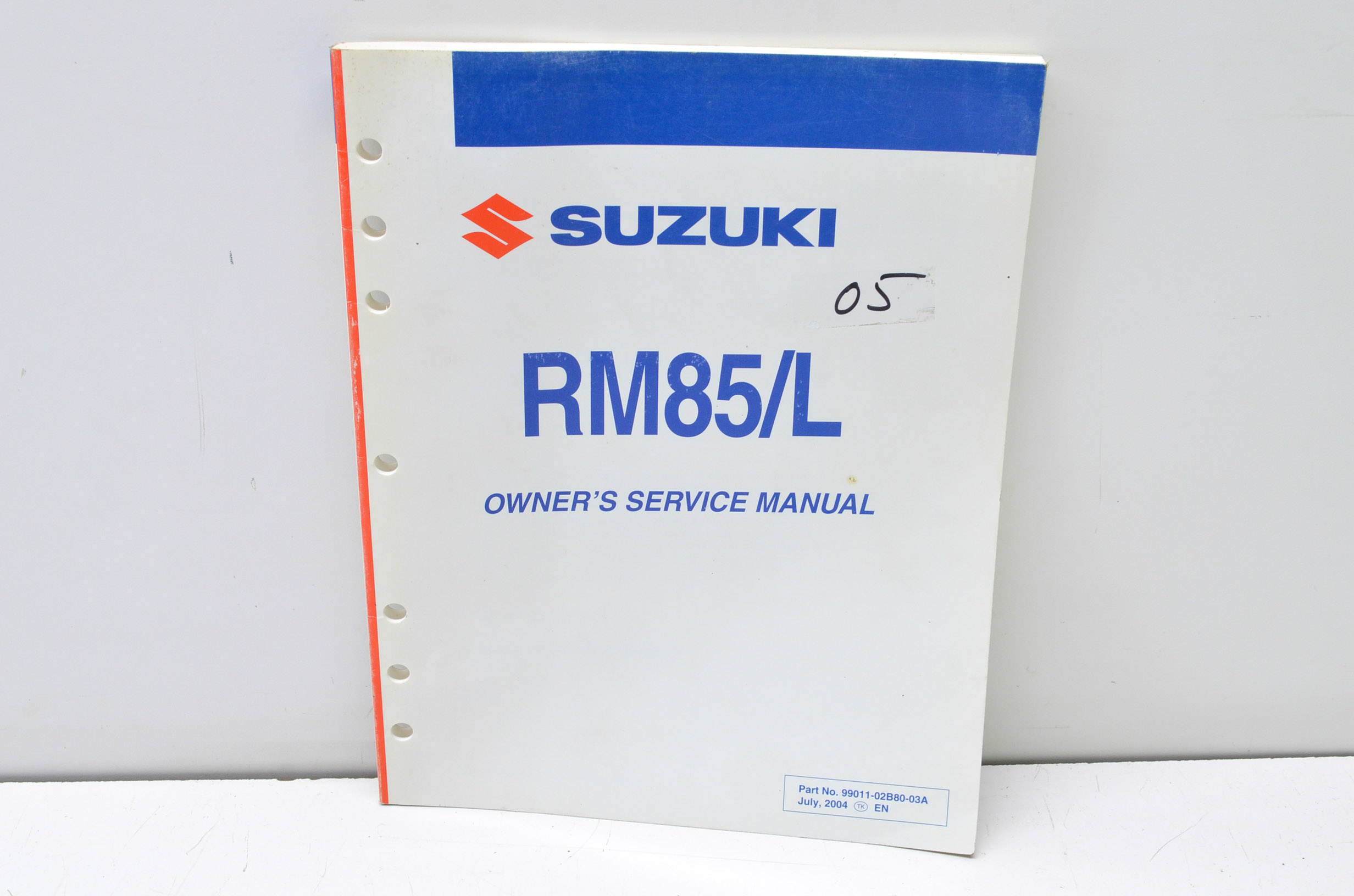 Suzuki 99011-02B80-03A 2005 RM85/L Owner's Service Manual QTY 1 -  Walmart.com