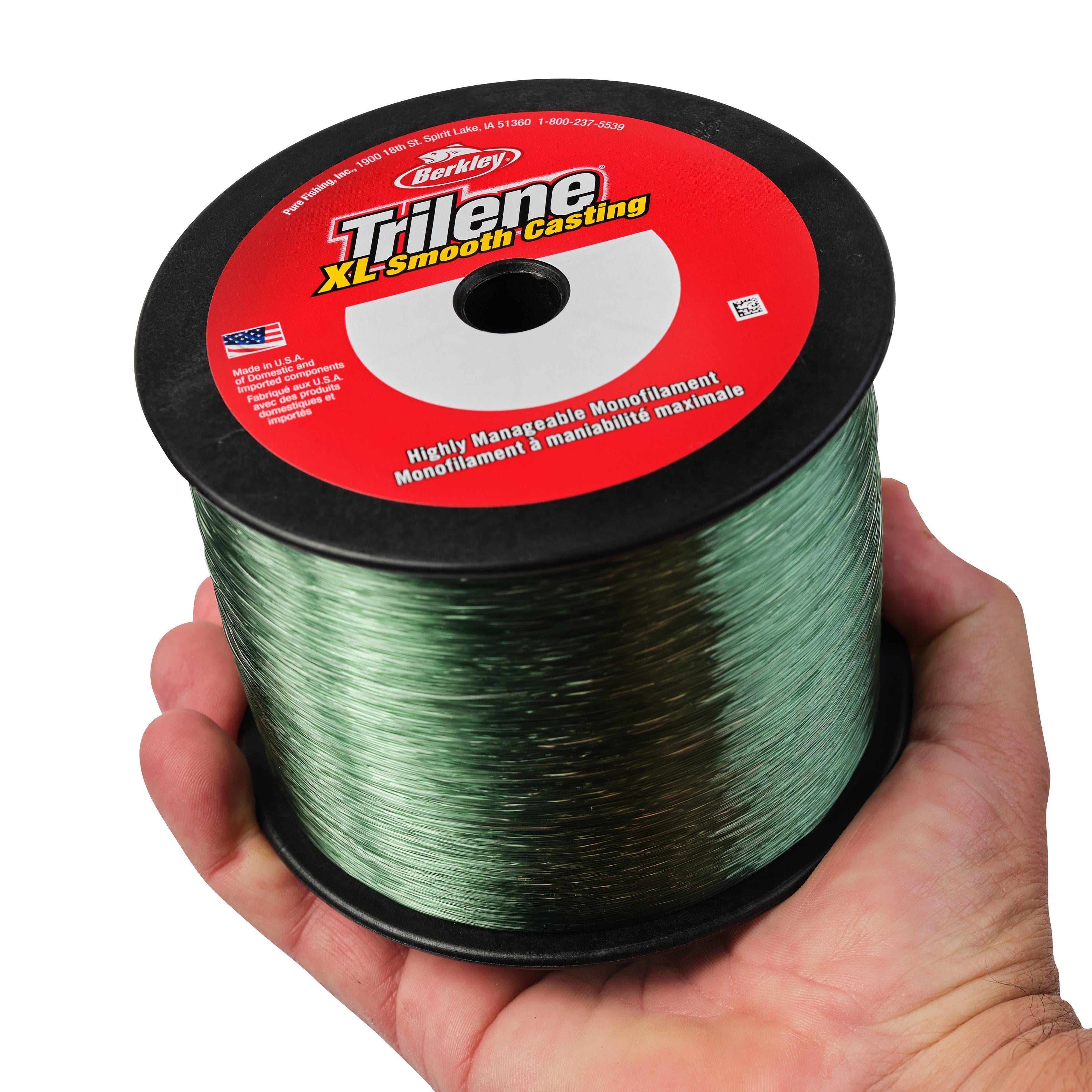 Berkley Trilene® XL® Monofilament Fishing Line, Low-Vis Green, 17 lb Test Strength, 3000 yd