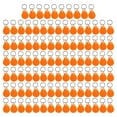 thumbnail image 2 of Door Lock Key Fobs, Read Only Access Control Tag High Sensitivity 100 Pcs Fast Reading Speed Drop Proof  for Attendance Yellow,Orange, 2 of 7
