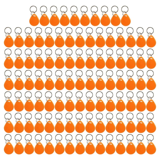 100 Pcs Door Lock Key Fobs 125KHz Read Only Smart Contactless Proximity ...