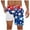 Z1-Blue Shorts, variant on American Flag Mens Swim Trunks Quick Dry Patriotic USA Flag Lightweight Shorts Beach Holiday Party Swim Shorts with Liner