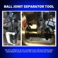thumbnail image 6 of Ball Joint Removal Tool Kit,10PC Ball Joint Press Kit for Most 2WD 4WD Cars and Light Trucks (Blue), 6 of 12