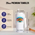 thumbnail image 2 of Fort Morgan, Alabama. Life Is Better At The Beach Summer Gift, 20oz Tumbler, 2 of 7