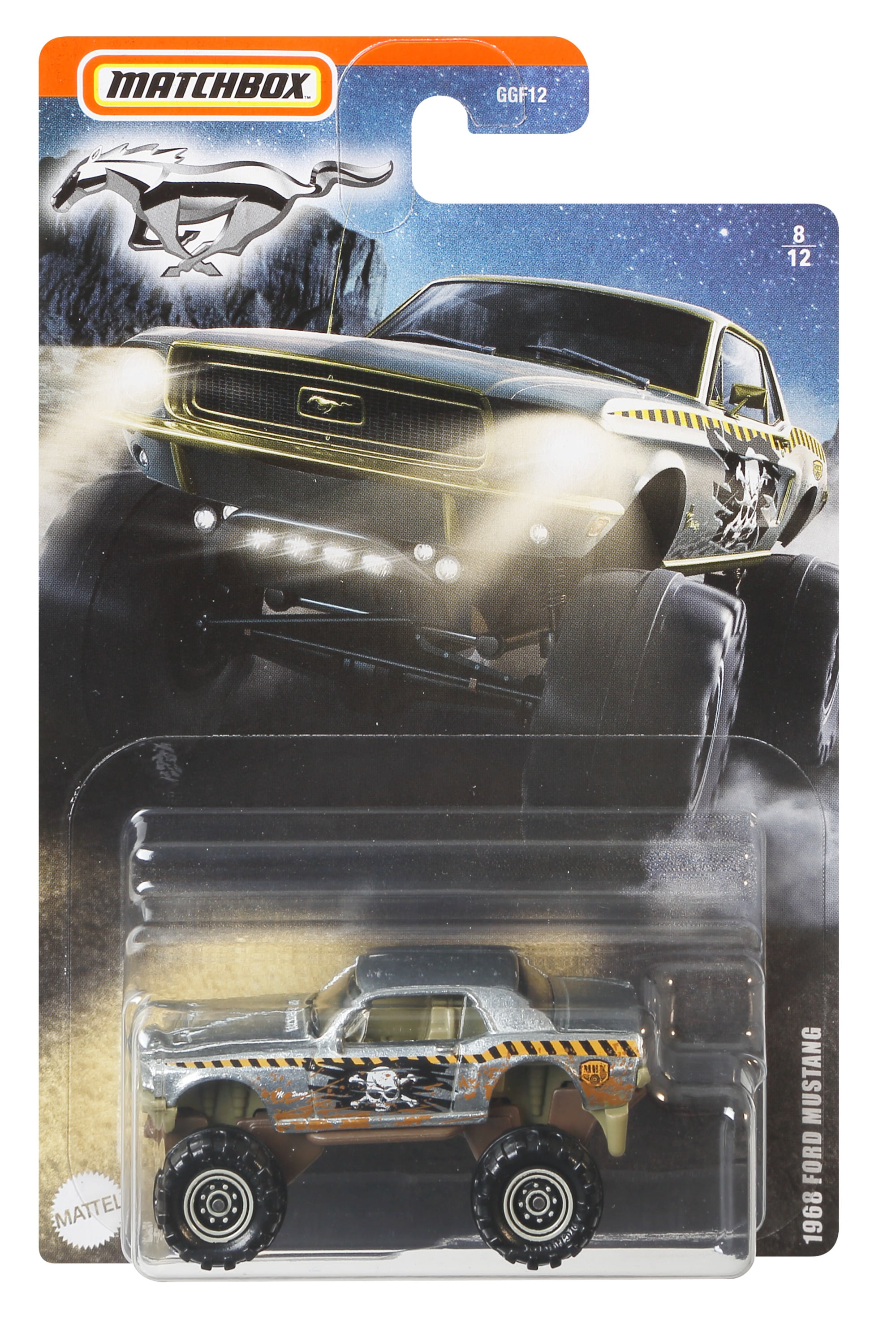 Details about   Matchbox 2019 Mustang Series 8/12-1968 Ford Mustang 4x4 Off-Road Lifted GTL08 