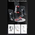 thumbnail image 3 of Baohd 360掳 Desk Phone Holder Foldable Tablet Stand Swivel Base for Home Universal Support Desktop Bracket Smartphone Mount for Outdoor Travel Silver, 3 of 9