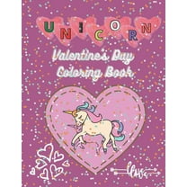 Unicorn Valentine's Day Coloring Book : A Cute & Lovely Unicorn coloring Book For Children (Paperback)