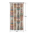 thumbnail image 5 of Ethnic - Style Colorful Feather Pattern Shower Curtain 36"x72" ,Bathroom Decorative Shower Curtains Set with 12 Hooks,Modern Waterproof Washable Shower Curtain, 5 of 6