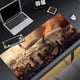 thumbnail image 3 of Alfombrilla de ratón XXL para teléfono con película Los juegos del hambre, para gamers, PC, ordenador, otaku, con borde de bloqueo, personalizada, para bricolaje, para portátil, escritorio, 3 of 5