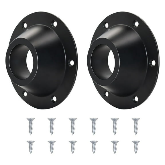 2Pack RV Table Base Mount Aluminum Alloy  Table Base Mount With Screws For Mounting Both Ends Of Table Pole Fixed Table Bottom And Floor Easy To Install