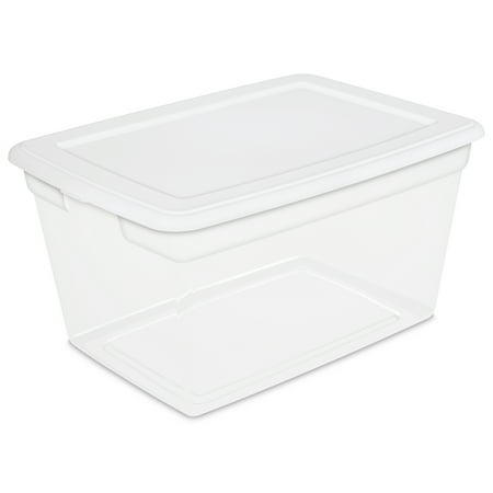Sterilite 58 Qt 55 L Storage Box White Sterilite 58 Qt 55 L Storage Box White