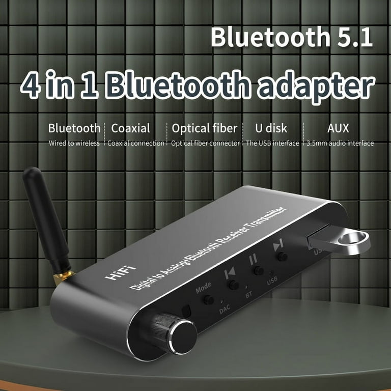 UGREEN Bluetooth RCA Receiver 5.1 aptX HD 3.5mm Jack Aux Wireless Adapter