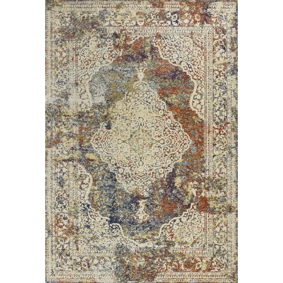 7' x 10'  Polypropylene Multi Area Rug