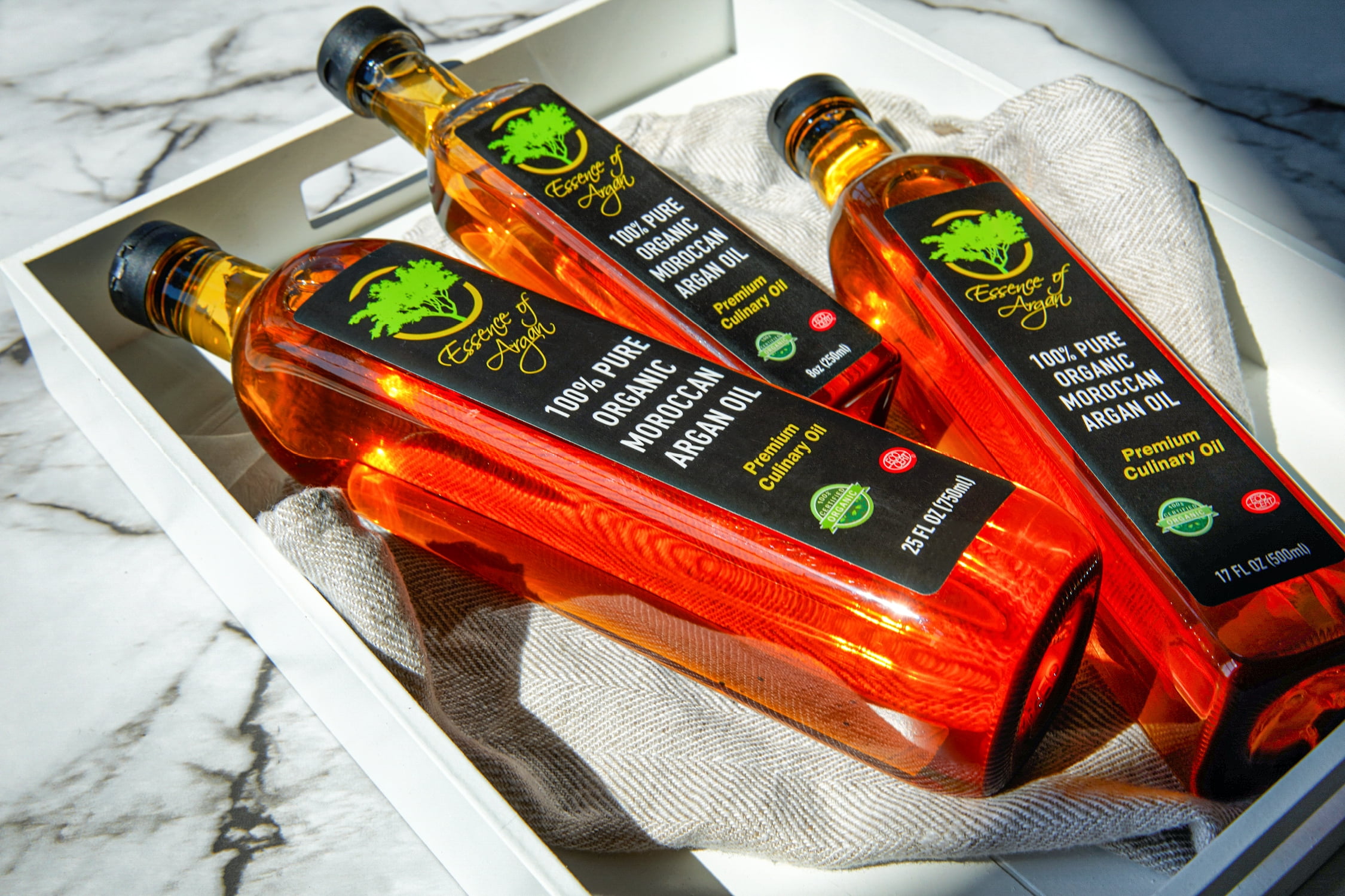 Essence of Argan - Moroccan Organic Culinary Oil - Cooking, Salad