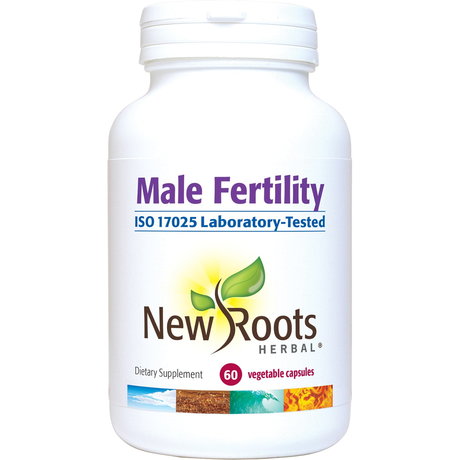 New Roots Herbal Male Fertility Ashwagandha, Selenium, Lycopene and