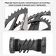 thumbnail image 2 of Eigraketly Juego de bielas para bicicleta de carretera de 53/39T, piñón integrado de 20/22 velocidades, juego de cadenas resistente al desgaste, Protector Ciclismo Tipo 1 Eigraketly OD024408-01, 2 of 6