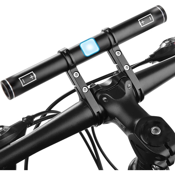 USB Rechargeable Bike Handlebar Extender,7.8in Bike Handlebar Extension and Built-in 4000mAh Bike Phone Charger, for Holding Bike Speedometer, Phone Mount Holder and Bike Lights.