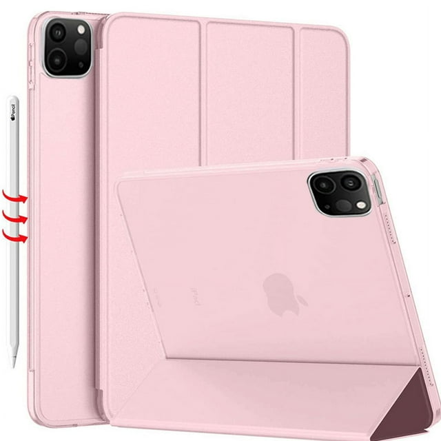 Transparent Hard Back Soft Edge Case for New iPad 10th Gen/Mini 6, iPad Air 4/5 (10.9 Inch), 10.2 Inch Model - Pink Protective Cover, High-Durability Premium Material, Easy to Install, Ideal for