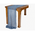 thumbnail image 1 of Camino De Mesa De Tela De Queso color azul, 1 of 4
