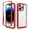 red, variant on Dteck for Apple iPhone 15 Shockproof Case, Military Grade Drop Tested Translucent with Screen Protector, Slim Protective Matte Hard Clear Back & Soft Edge Cover Phone Case, Blue