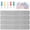 Light Grey, variant on FUTUREORYY 1Set Small Cork Board Strip Felt Pin Board for Wall Home Office Decoration