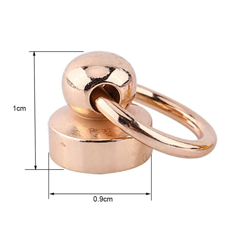 2pcs Brass Ball Studs Rivets O/D Ring