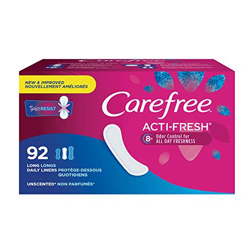 Carefree Acti-Fresh Panty Liners To Go, Unscented, Regular