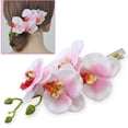 thumbnail image 5 of Soumake Fashion Women'S Fake Phalaenopsis Flower Hair Clip Bridal Wedding Hair Accessory Fashion, 5 of 8