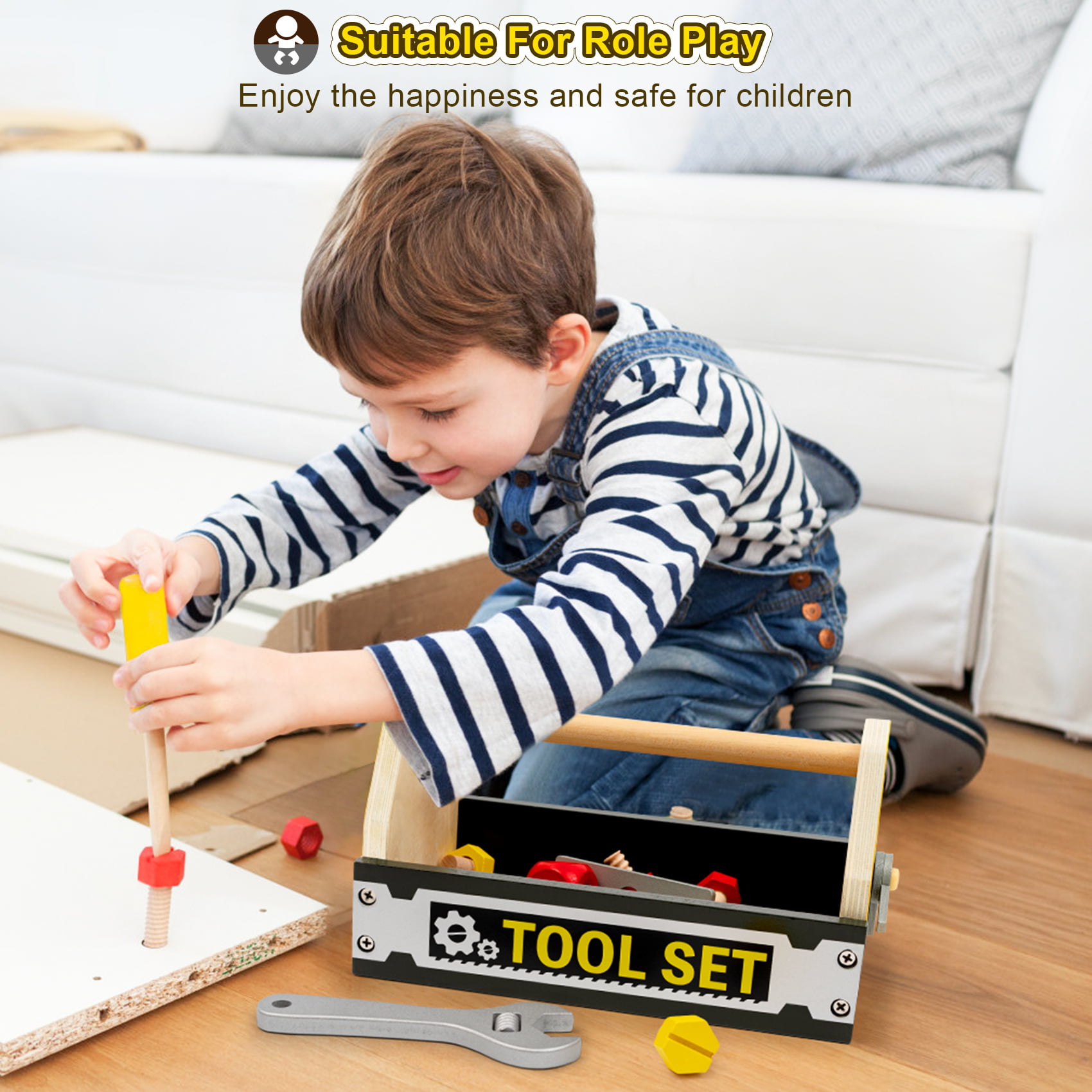 Details about   Kids Tool Box Pretend Play Carry Tool box Set Activity Toy XMAS Gift Set 