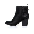 thumbnail image 3 of Womens AR35 Lilah High Ankle Block Heel Boots, Black, 3 of 5