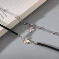 thumbnail image 3 of Pulsera de árbol de la vida para mujer, plata de ley 925 con pulseras ajustables de circonio para regalo de mujer, pulsera de pareja de hoja de arce, 3 of 5