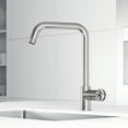 thumbnail image 3 of VIGO Cass Industrial 14 in. H Single Handle Kitchen Bar Faucet in Stainless Steel, 3 of 13