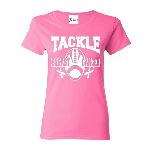 MmF - Women's T-Shirt Short Sleeve, up to Women Size 3XL - Tackle Breast Cancer