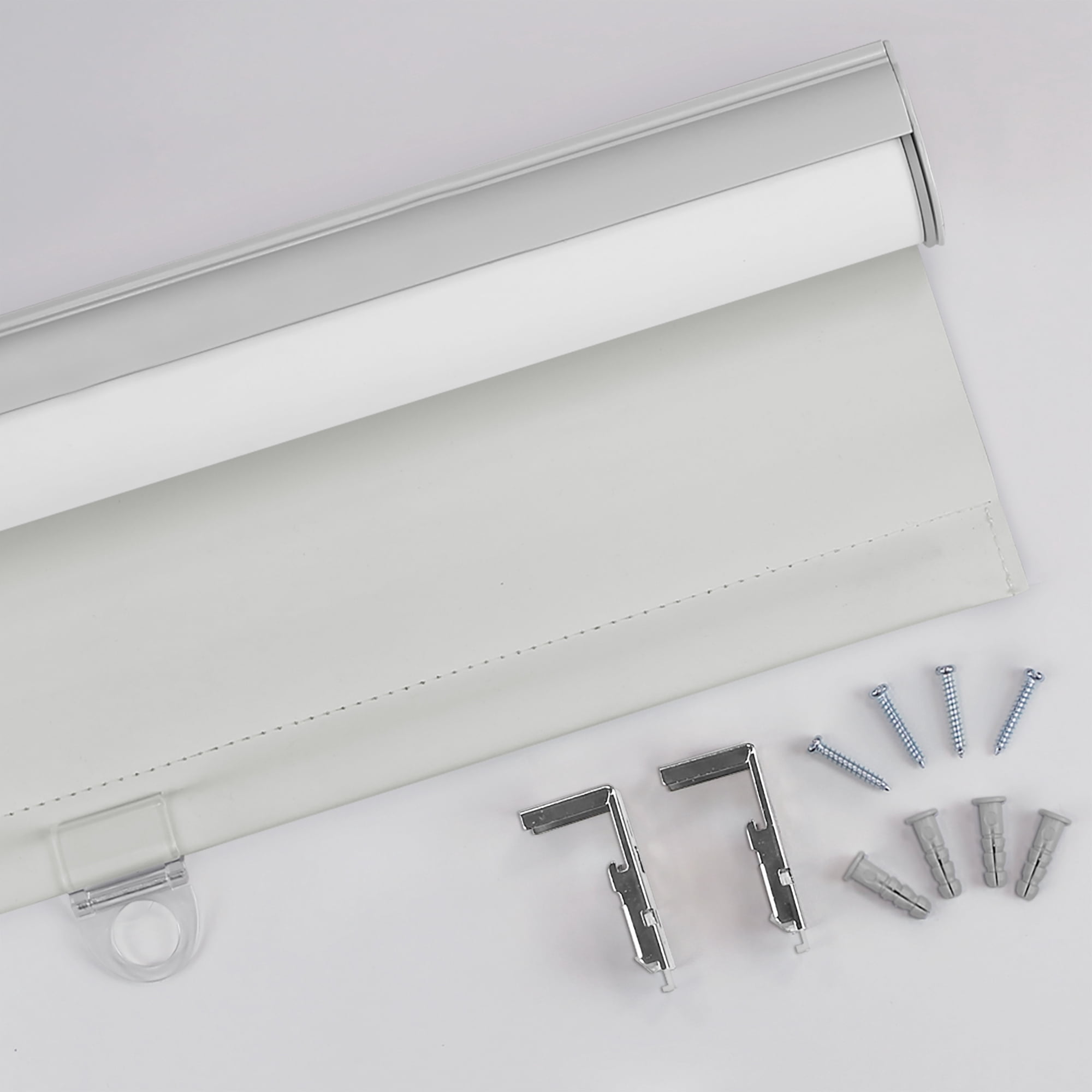 Mainstays Blackout Slow Release Roller Shade, 1-Piece, Grey, 32" W x 72" L