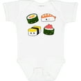 thumbnail image 3 of Inktastic Sushi with Faces Boys or Girls Baby Bodysuit, 3 of 5