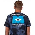 thumbnail image 3 of Disney Men's Monsters Inc. We Scare Because We Care Tie-Dye Adult Graphic Print Short Sleeve T-Shirt, 3 of 8