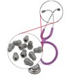 thumbnail image 2 of 10Pcs Reusable Soft Silicone Earplug Eartips Earpieces For Littmann Stethoscope, 2 of 7