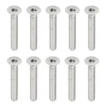 thumbnail image 1 of Uxcell 10Pcs M6 x 40mm Flat Countersunk Head Socket Cap Stainless Steel Machine Screw, 1 of 7