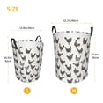 thumbnail image 3 of Bingfone Funny Chicken Waterproof Foldable Laundry Hamper Bucket with Handles for Storage Bin,Clothes Hamper (Small ), 3 of 6